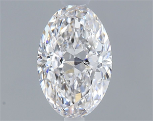 Foto Diamante Natural 0.70 quilates, Ovalado , Color F, claridad VVS2 y certificado GIA de