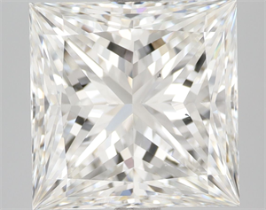 Picture of Natural Diamond 4.03 Carats, Princess with  Cut, I Color, VS2 Clarity and Certified by GIA