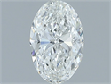 Natural Diamond 0.60 Carats, Oval with  Cut, H Color, SI2 Clarity and Certified by GIA