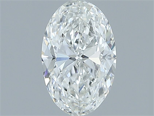 Picture of Natural Diamond 0.60 Carats, Oval with  Cut, H Color, SI2 Clarity and Certified by GIA