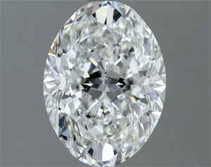 Picture of Natural Diamond 1.80 Carats, Oval with  Cut, G Color, VS2 Clarity and Certified by GIA