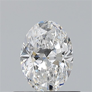 Picture of Natural Diamond 0.50 Carats, Oval with  Cut, D Color, VS2 Clarity and Certified by GIA