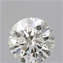 Diamante Natural 0.48 quilates, Redondo , Color J, claridad VVS2 y certificado GIA