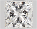 Natural Diamond 0.51 Carats, Princess with  Cut, F Color, VS2 Clarity and Certified by GIA