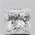 Diamante Natural 1.01 quilates, Princesa , Color D, claridad SI1 y certificado GIA