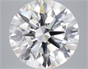 Del inventario de diamantes de laboratorio, 6.04 quilates, Redondo , Color D, claridad VS1 y certificado IGI