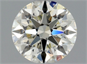 Natural Diamond 0.81 Carats, Round with Excellent Cut, L Color, VVS2 Clarity and Certified by GIA