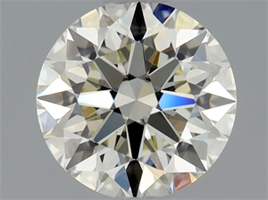 Picture of Natural Diamond 0.81 Carats, Round with Excellent Cut, L Color, VVS2 Clarity and Certified by GIA