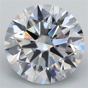 Picture of Lab Grown Diamond 4.25 Carats, Round with Ideal Cut, D Color, VS1 Clarity and Certified by IGI