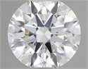 Natural Diamond 0.50 Carats, Round with Excellent Cut, H Color, VVS2 Clarity and Certified by GIA