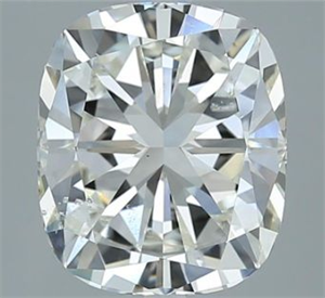 Picture of Natural Diamond 3.51 Carats, Cushion with  Cut, I Color, SI2 Clarity and Certified by GIA
