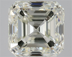 Foto Diamante Natural 1.50 quilates, Asscher , Color K, claridad VVS2 y certificado GIA de