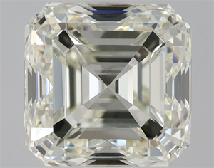 Picture of Natural Diamond 1.50 Carats, Asscher with  Cut, K Color, VVS2 Clarity and Certified by GIA