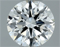 Natural Diamond 0.50 Carats, Round with Excellent Cut, G Color, VVS2 Clarity and Certified by IGI