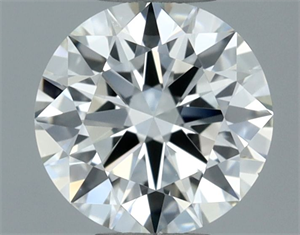 Picture of Natural Diamond 0.50 Carats, Round with Excellent Cut, G Color, VVS2 Clarity and Certified by IGI