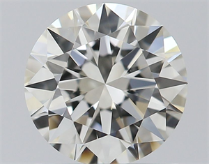 Picture of Natural Diamond 0.72 Carats, Round with Excellent Cut, I Color, VVS1 Clarity and Certified by GIA