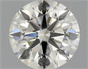 Natural Diamond 1.13 Carats, Round with Excellent Cut, I Color, VVS1 Clarity and Certified by IGI