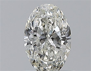 Foto Diamante Natural 0.56 quilates, Ovalado , Color I, claridad IF y certificado GIA de