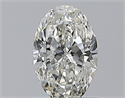 Natural Diamond 0.56 Carats, Oval with  Cut, I Color, IF Clarity and Certified by GIA