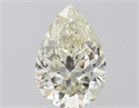 Natural Diamond 1.01 Carats, Pear with  Cut, J Color, VVS2 Clarity and Certified by IGI