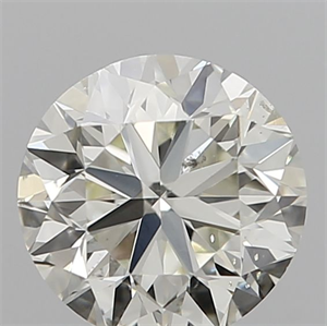 Picture of Natural Diamond 0.70 Carats, Round with Very Good Cut, J Color, SI1 Clarity and Certified by IGI