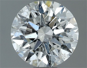Picture of Natural Diamond 1.00 Carats, Round with Excellent Cut, H Color, I1 Clarity and Certified by GIA