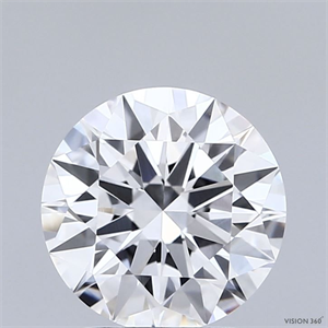 Picture of Lab Grown Diamond 2.05 Carats, Round with Ideal Cut, D Color, VVS1 Clarity and Certified by IGI