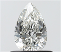 Diamante Natural 0.51 quilates, De pera , Color H, claridad VS1 y certificado IGI