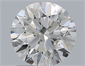 Diamante Natural 1.00 quilates, Redondo , Color F, claridad SI2 y certificado HRD