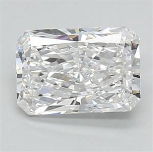 Picture of Lab Grown Diamond 1.10 Carats, Radiant with  Cut, D Color, VVS2 Clarity and Certified by IGI