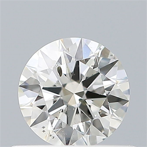 Picture of Natural Diamond 0.41 Carats, Round with Excellent Cut, I Color, SI2 Clarity and Certified by GIA