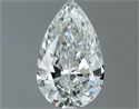 Natural Diamond 0.60 Carats, Pear with  Cut, G Color, VS2 Clarity and Certified by GIA