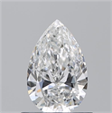 Diamante Natural 0.70 quilates, De pera , Color F, claridad VS2 y certificado GIA