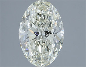 Picture of Natural Diamond 1.71 Carats, Oval with  Cut, L Color, SI1 Clarity and Certified by IGI