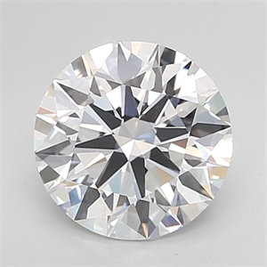 Picture of Lab Grown Diamond 2.91 Carats, Round with Excellent Cut, D Color, VVS1 Clarity and Certified by GIA