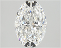Natural Diamond 1.70 Carats, Oval with  Cut, E Color, VVS2 Clarity and Certified by GIA