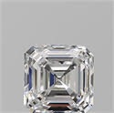 Natural Diamond 0.90 Carats, Asscher with  Cut, E Color, VVS1 Clarity and Certified by GIA