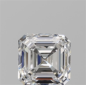 Foto Diamante Natural 0.90 quilates, Asscher , Color E, claridad VVS1 y certificado GIA de