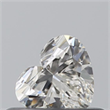 Natural Diamond 0.32 Carats, Heart with  Cut, H Color, VVS1 Clarity and Certified by GIA