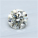 Natural Diamond 0.81 Carats, Round with Very Good Cut, L Color, SI2 Clarity and Certified by GIA