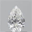 Diamante Natural 0.51 quilates, De pera , Color G, claridad VVS1 y certificado GIA