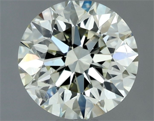 Picture of Natural Diamond 1.51 Carats, Round with Excellent Cut, L Color, SI1 Clarity and Certified by IGI