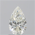 Natural Diamond 1.03 Carats, Pear with  Cut, K Color, VS1 Clarity and Certified by GIA