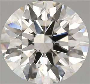 Picture of Natural Diamond 5.01 Carats, Round with Excellent Cut, G Color, SI2 Clarity and Certified by GIA