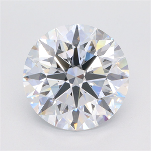 Picture of Lab Grown Diamond 5.05 Carats, Round with Ideal Cut, F Color, VVS2 Clarity and Certified by IGI