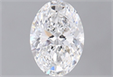 Natural Diamond 0.50 Carats, Oval with  Cut, E Color, VS2 Clarity and Certified by GIA