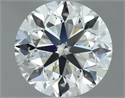 Natural Diamond 0.90 Carats, Round with Very Good Cut, I Color, VVS2 Clarity and Certified by IGI