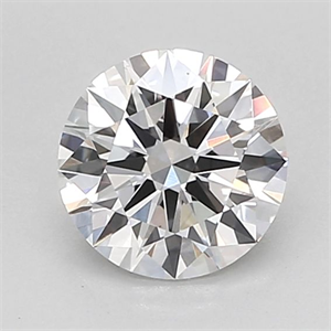 Picture of Lab Grown Diamond 1.05 Carats, Round with Ideal Cut, E Color, VVS2 Clarity and Certified by IGI