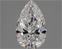 Diamante Natural 1.74 quilates, De pera , Color D, claridad IF y certificado GIA
