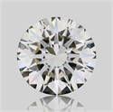 Natural Diamond 0.71 Carats, Round with Excellent Cut, K Color, VS1 Clarity and Certified by GIA